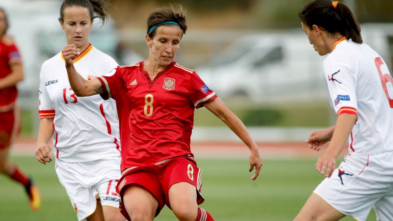  La jugadora de la selección española, Sonia Bermúdez
