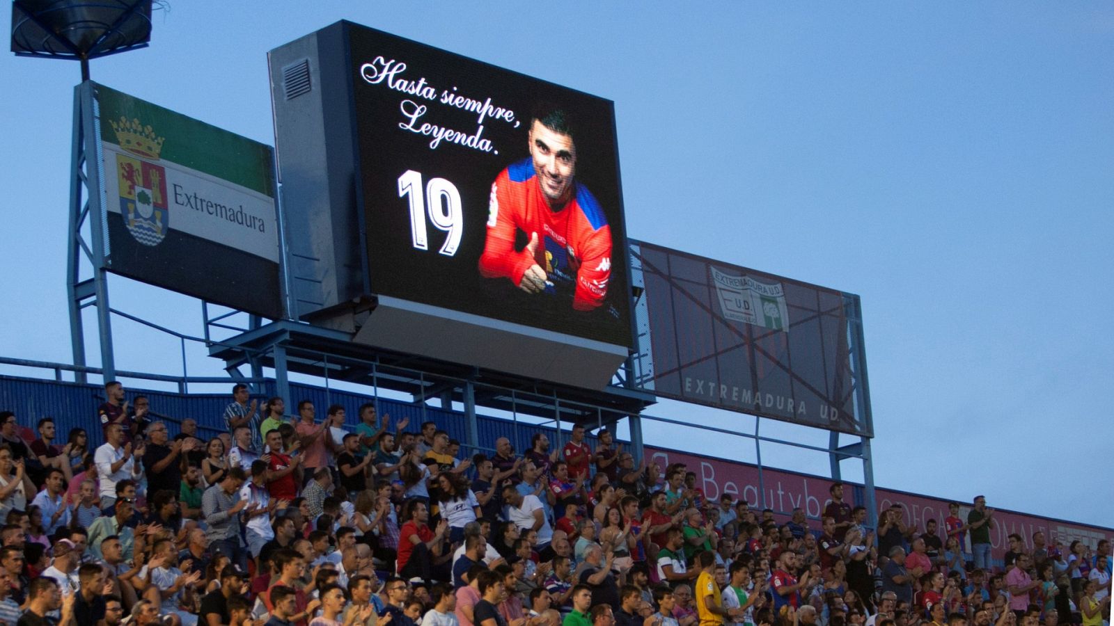 Imagen del Partido de homenaje a José Antonio Reyes en Extremadura