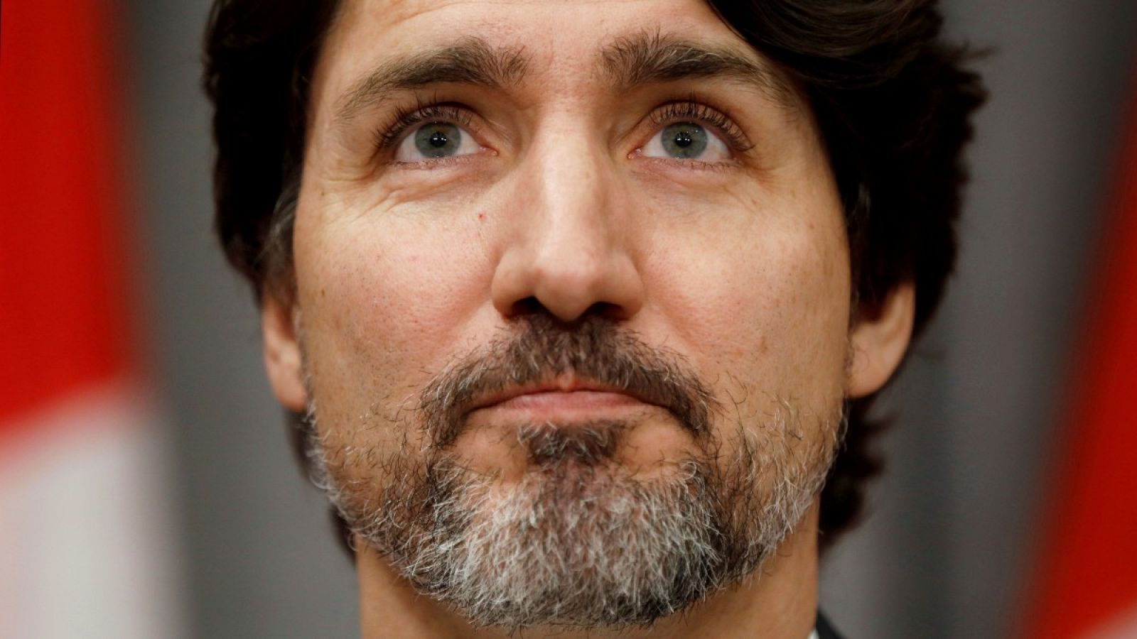 El primer ministro de Canadá, Justin Trudeau, en una rueda de prensa en Ottawa, Ontario, el 1 de mayo de 2020