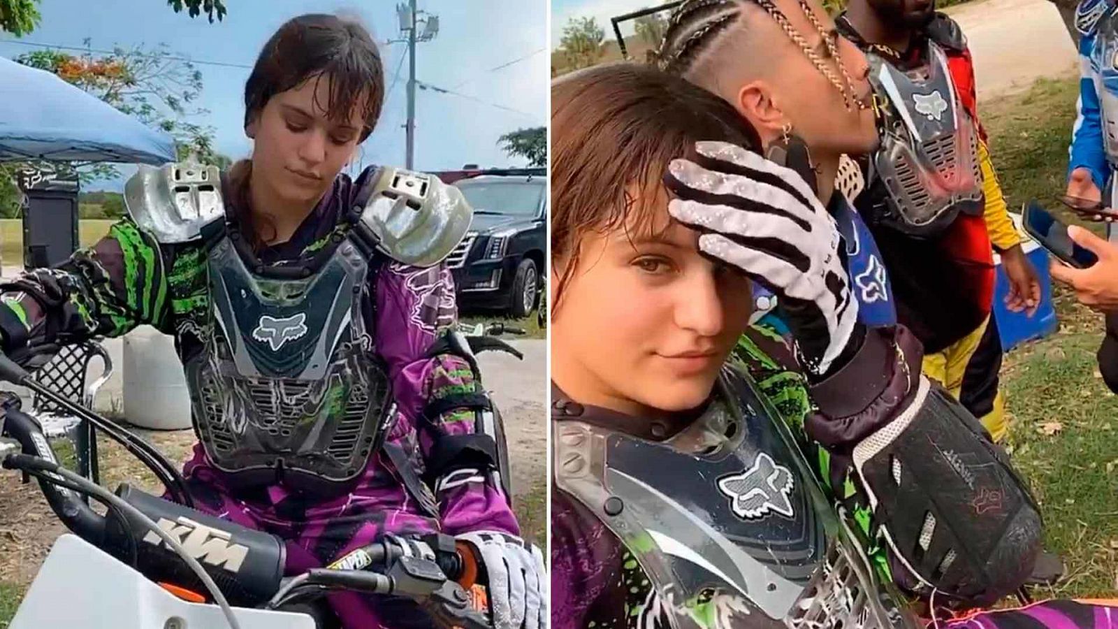 Rosalía y Rauw Alejandro, tarde de motos. RTVE.es