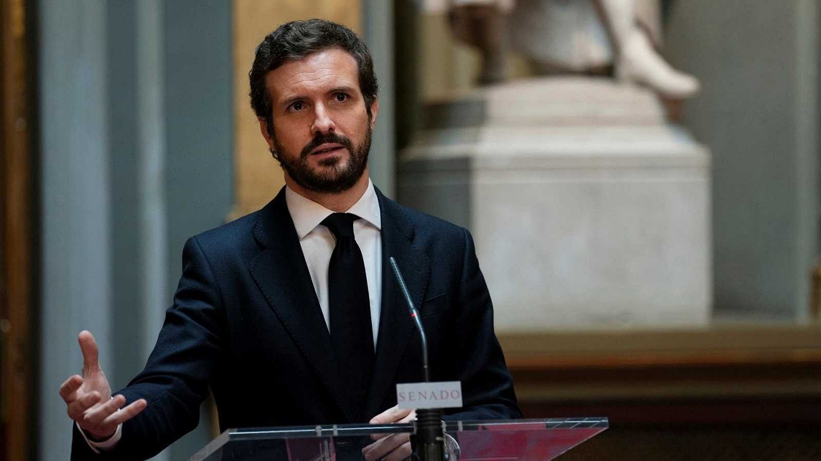  El líder del PP, Pablo Casado.