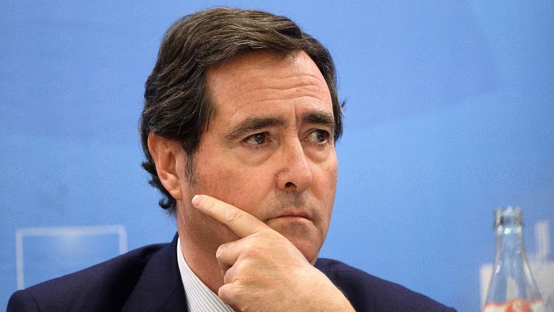 El presidente de la CEOE, Antonio Garamendi, en una imagen de archivo