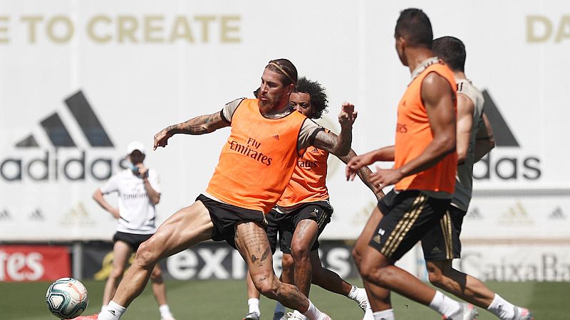 Entrenamiento del Real Madrid