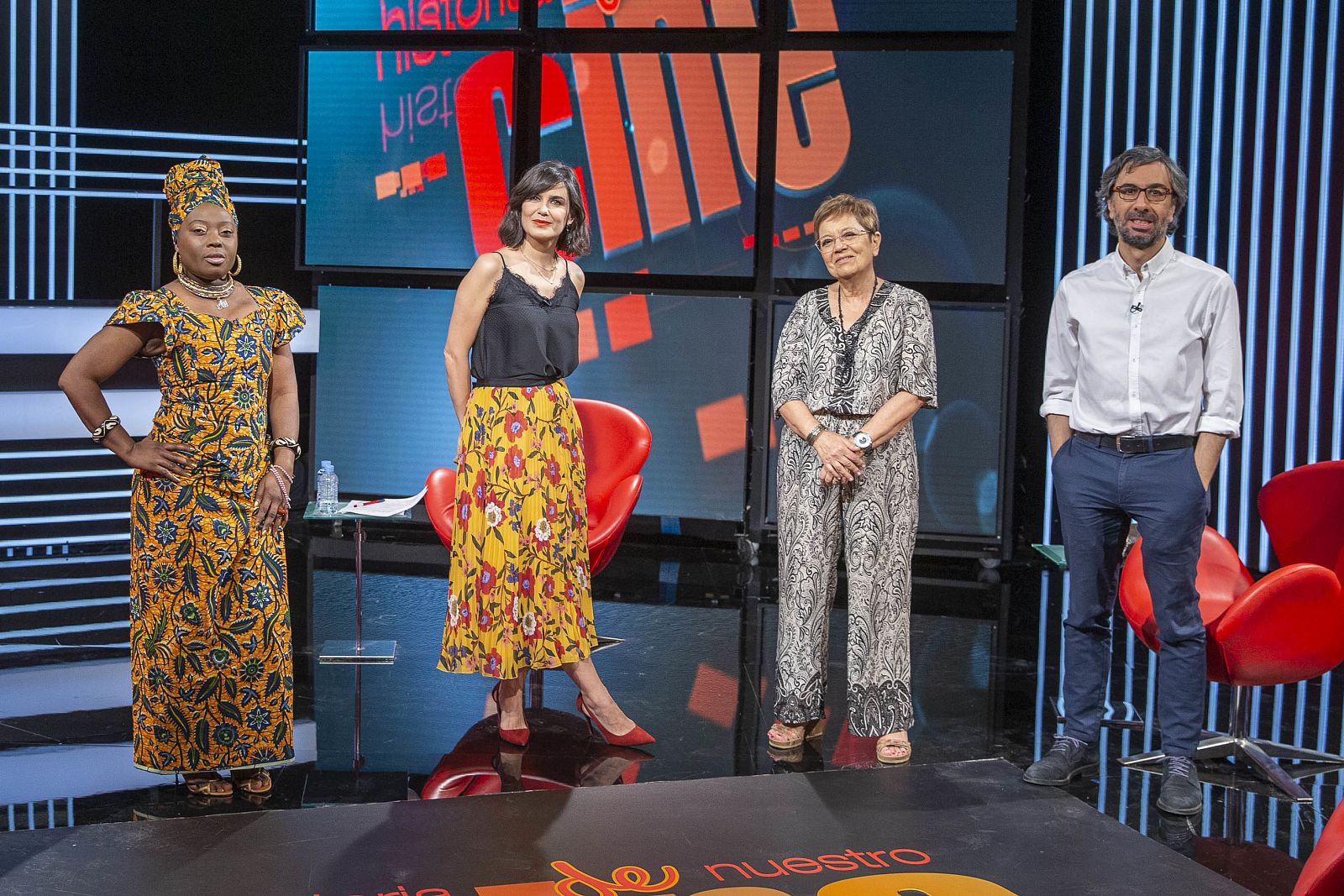 Cecilia Bartolomé, Paloma Loribo, Javier Ocaña y Elena S Sánchez