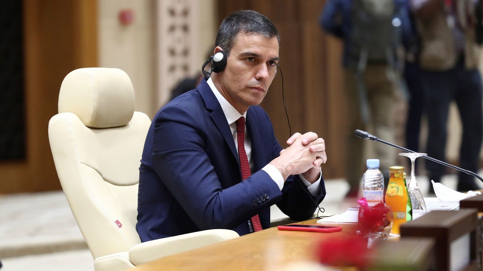 El presidente del Gobierno, Pedro Sánchez