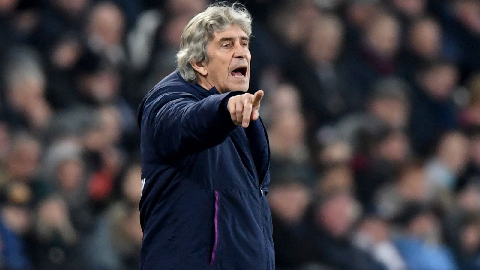 Manuel Pellegrini, en su etapa en el West Ham.