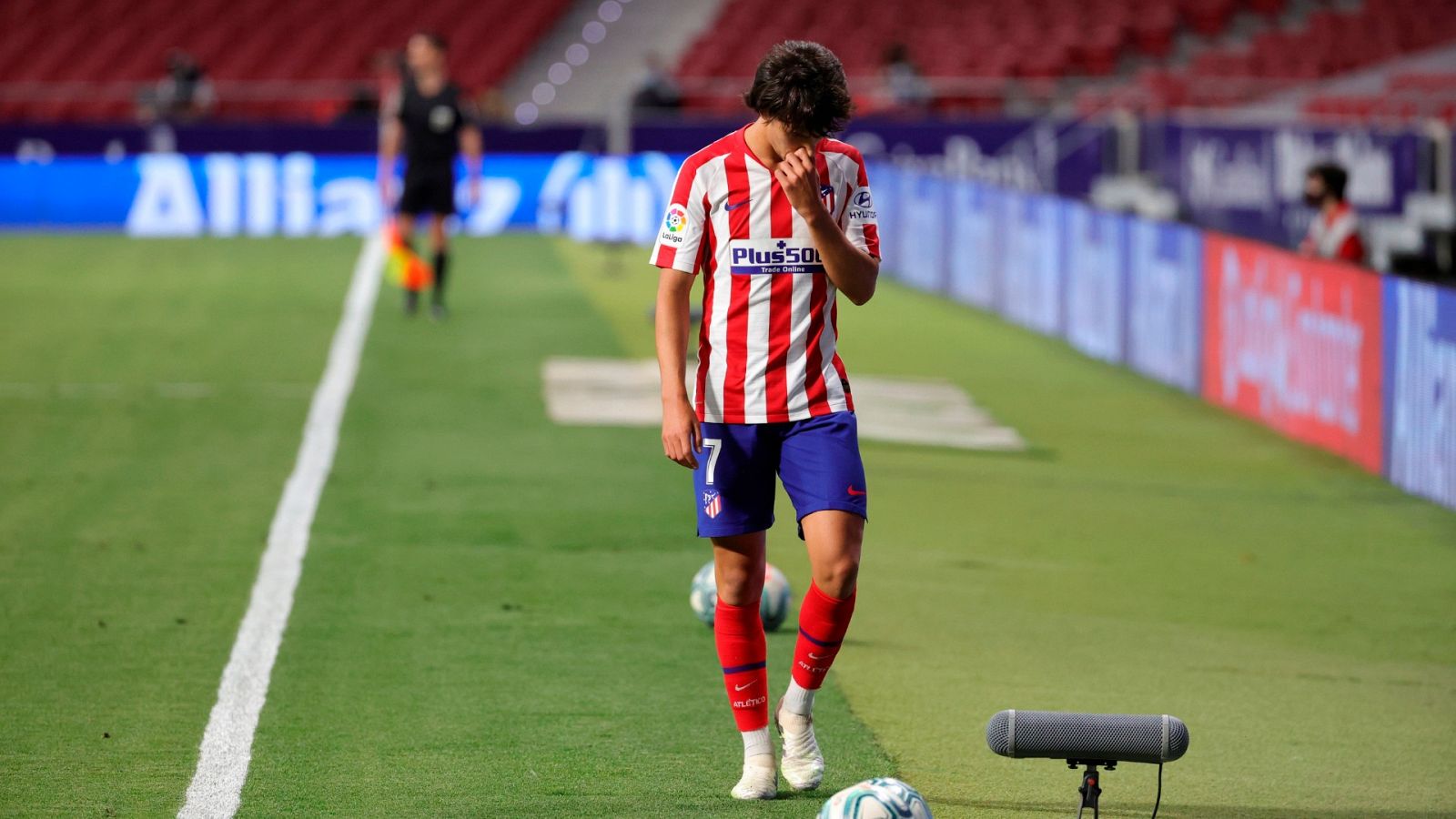 El jugador del Atlético de Madrid, João Félix , durante el encuentro ante el Mallorca