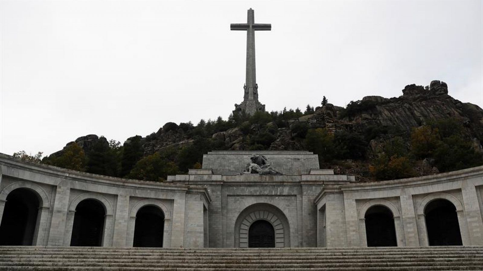 Vista del Valle de los Caídos tras su reapertura en octubre de 2019