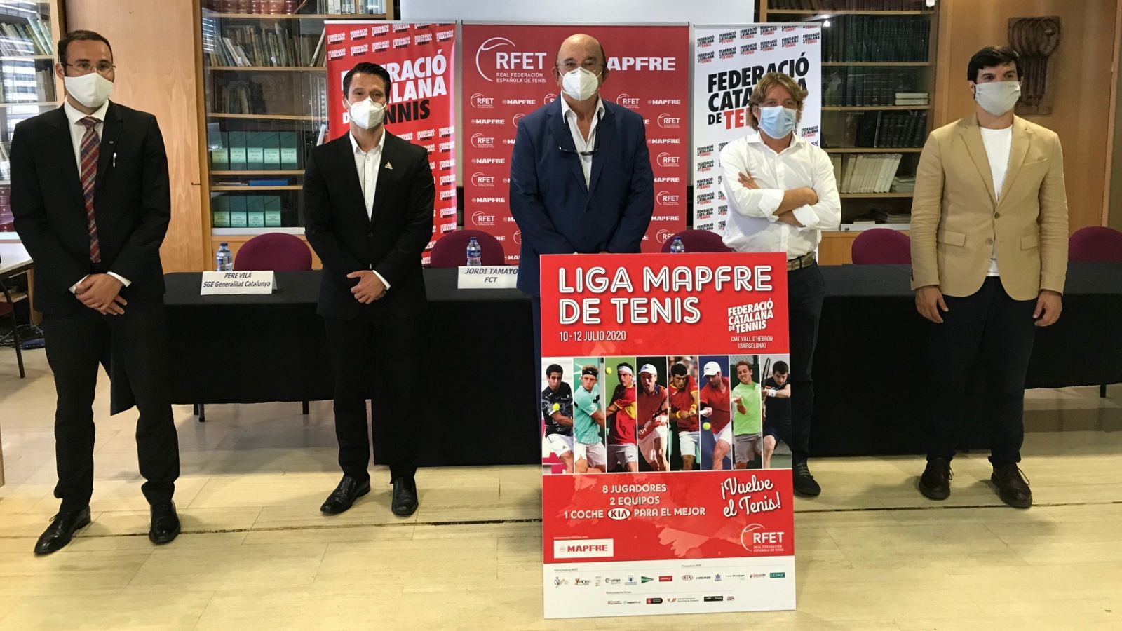  La Liga MAPFRE de Tenis presenta su torneo inaugural en Barcelona