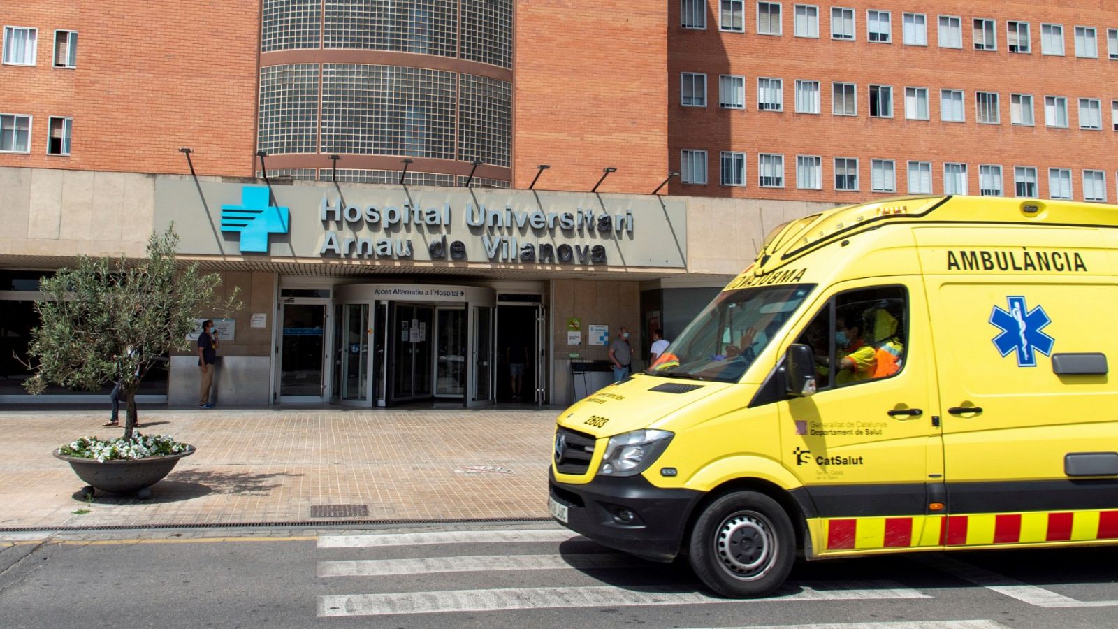 Vista del hospital Arnau de Vilanova de Lleida, capital de la comarca del Segriá