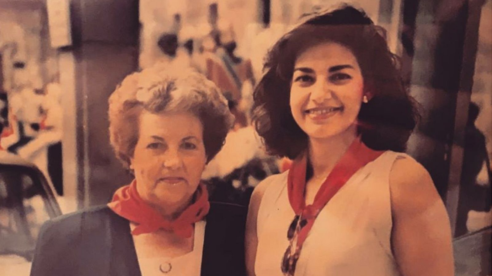 Mariló Montero junto a su madre, Carmen.