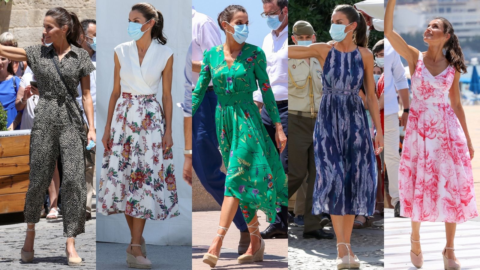  Los 'looks' de la reina Letizia en su gira veraniega por España