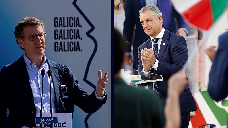 Feijóo y Urkullu, los favoritos a la reelección como presidentes autonómicos en Galicia y País Vasco