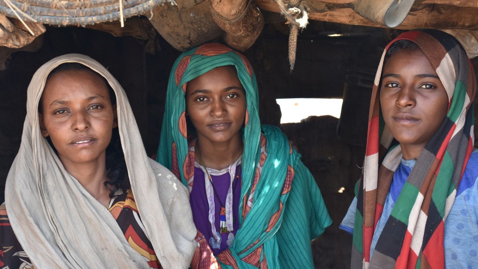 Tres mujeres sudanesas