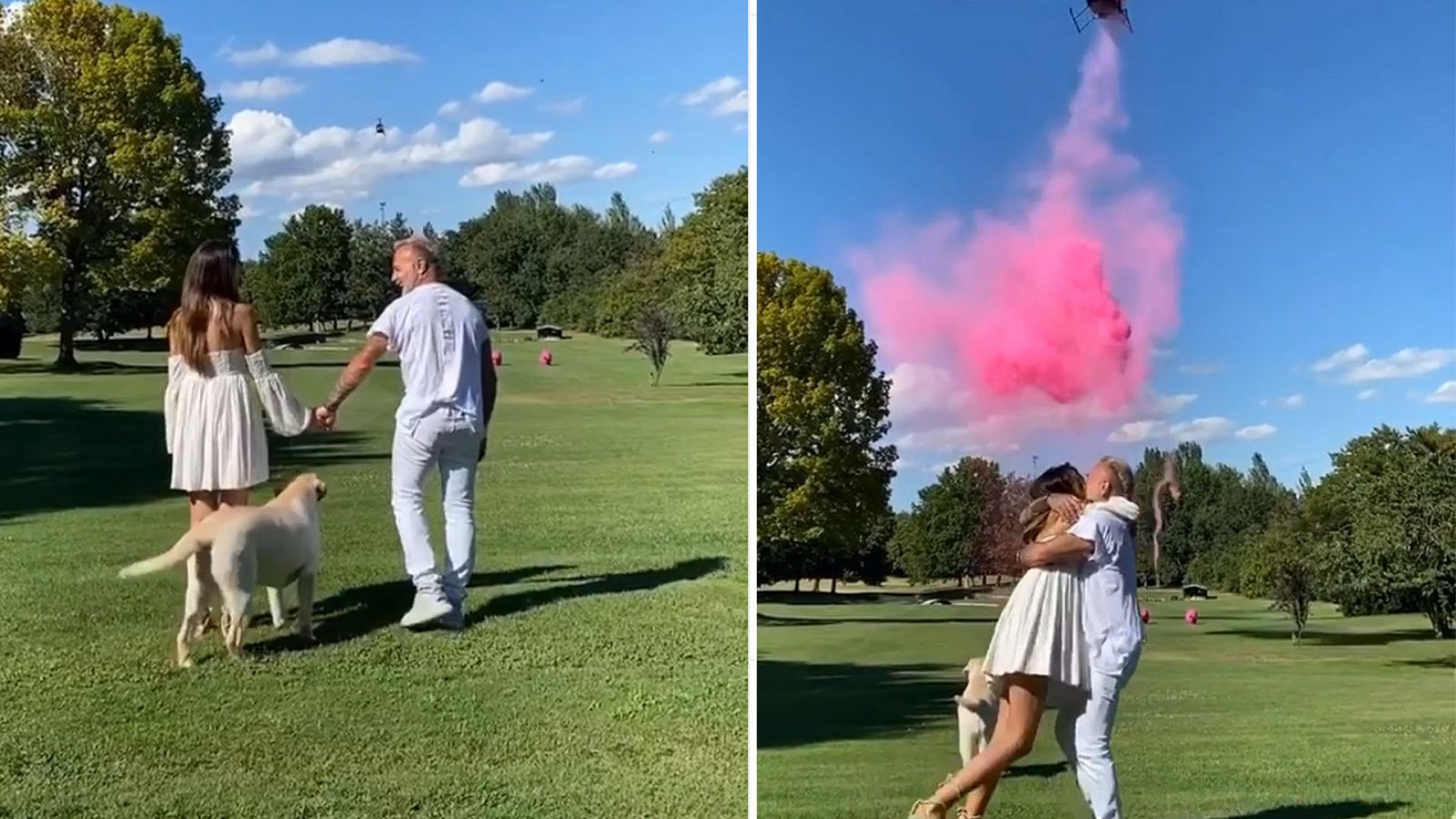 Bomba de humo gender reveal