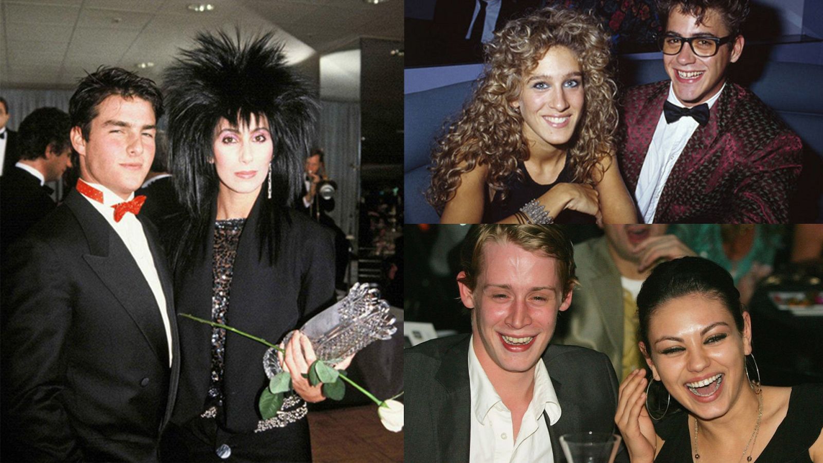 Tom Cruise y Cher, Sarah Jessica Parker y Robert Downey Jr. o Mila Kunis y Macaulay Culkin, parejas para el recuerdo