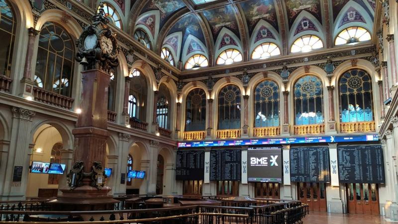 Vista general la Bolsa de Madrid