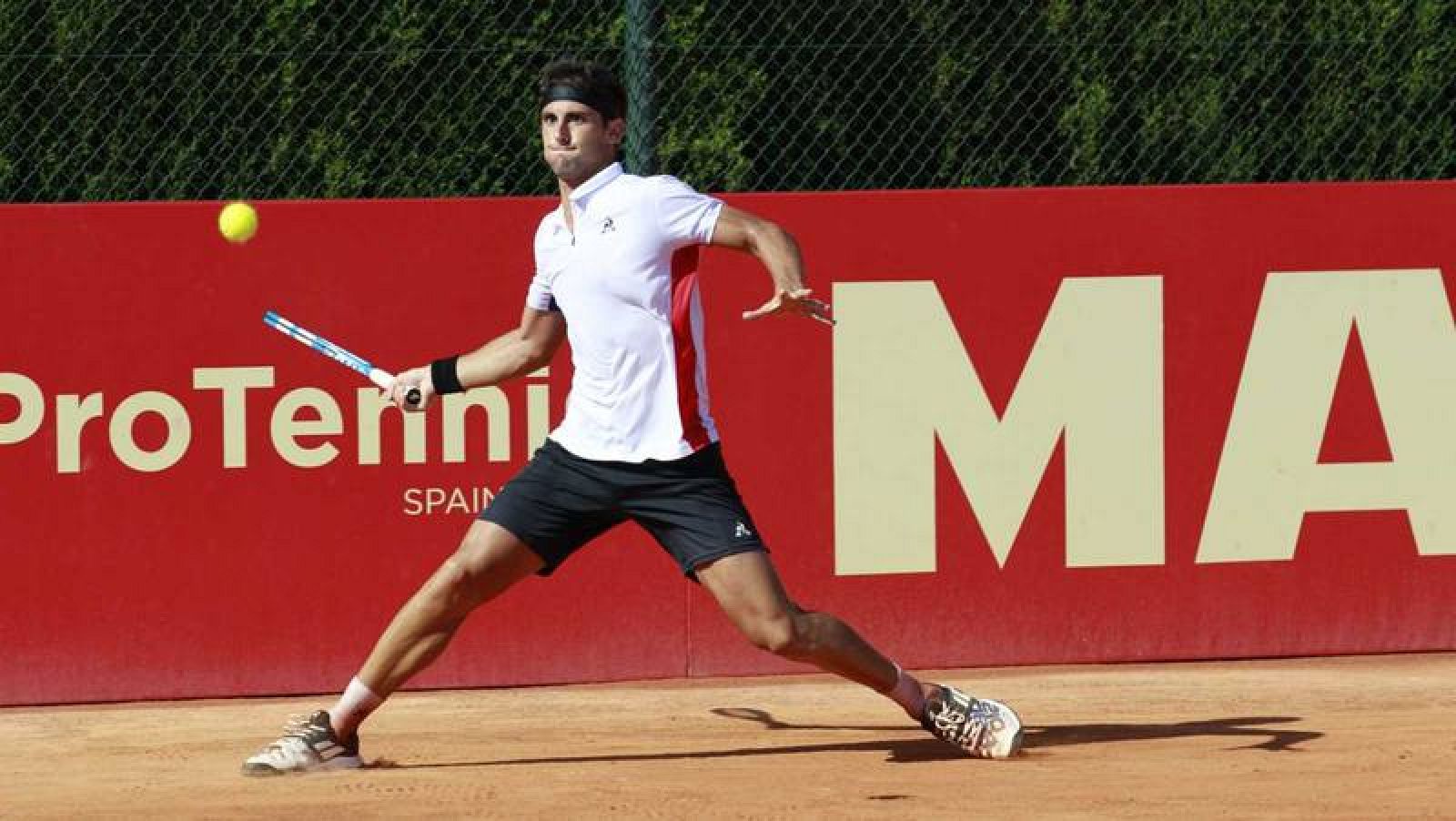 Carlos Taberner, en la Liga MAPFRE de tenis.