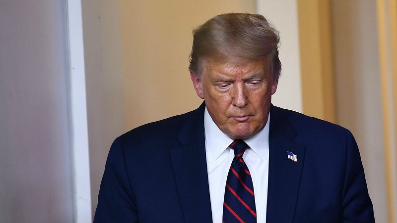 El presidente de los Estados Unidos, Donald Trump, en la Casa Blanca.