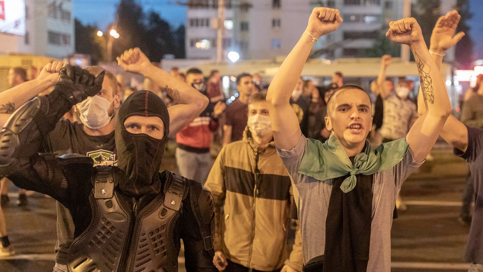 Protestas contra Lukashenko en Minsk