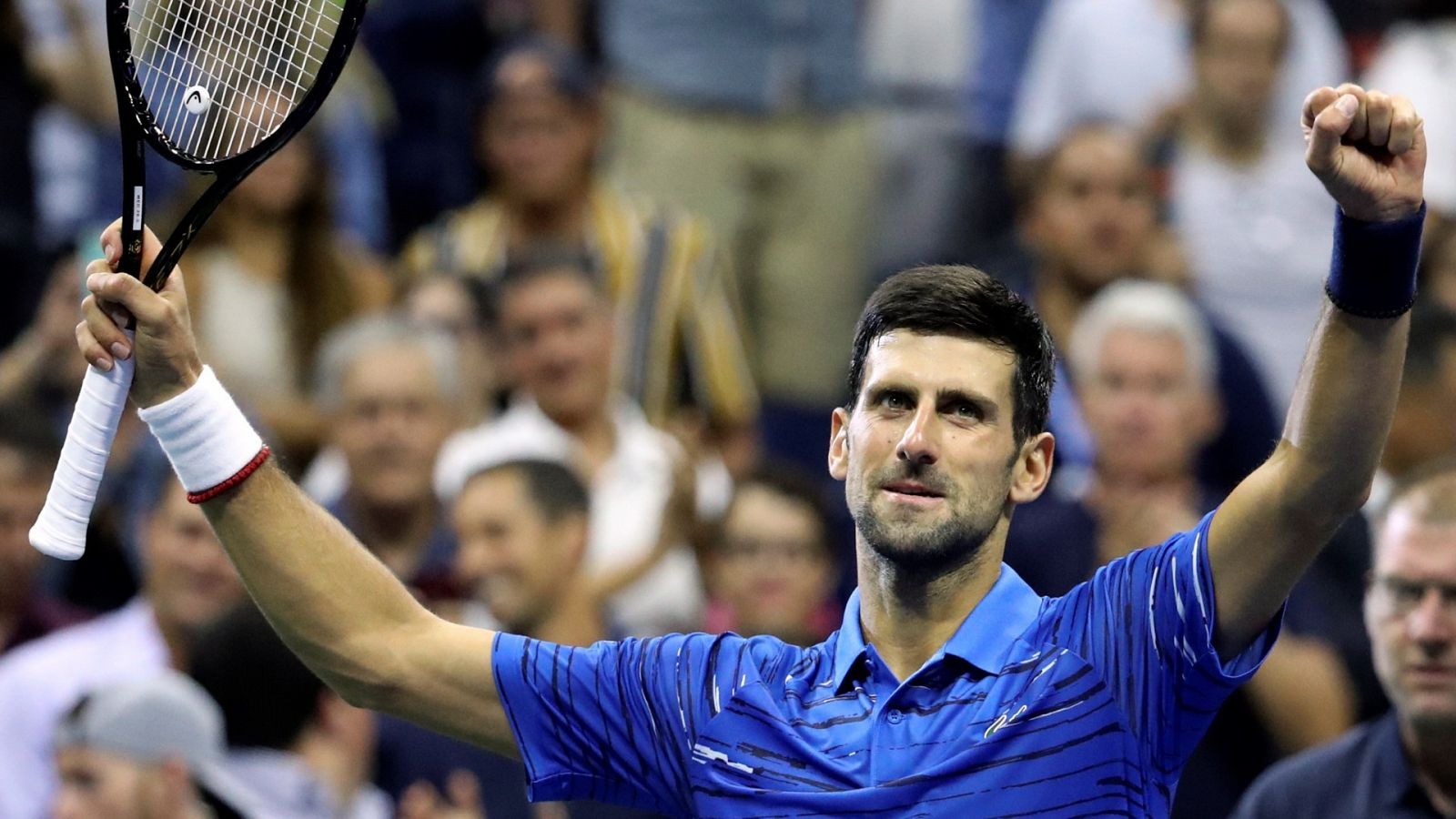  Imagen de archivo del tenista serbio, Novak Djokovic en el pasado US Open