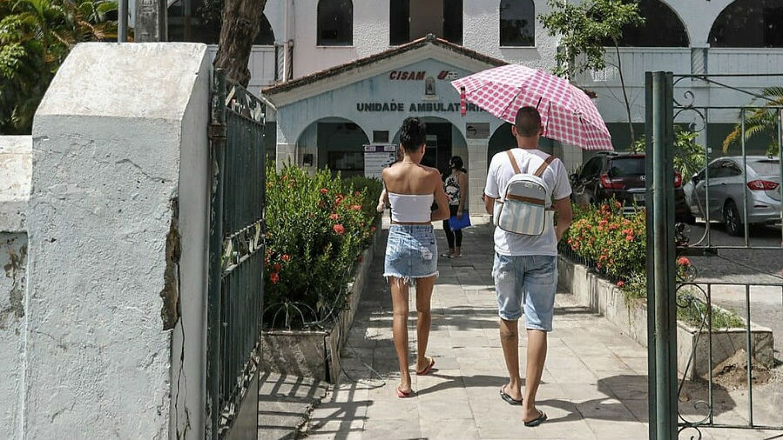 Vista de la fachada del centro para procedimientos de interrupción de embarazo, en Recife (Brasil).