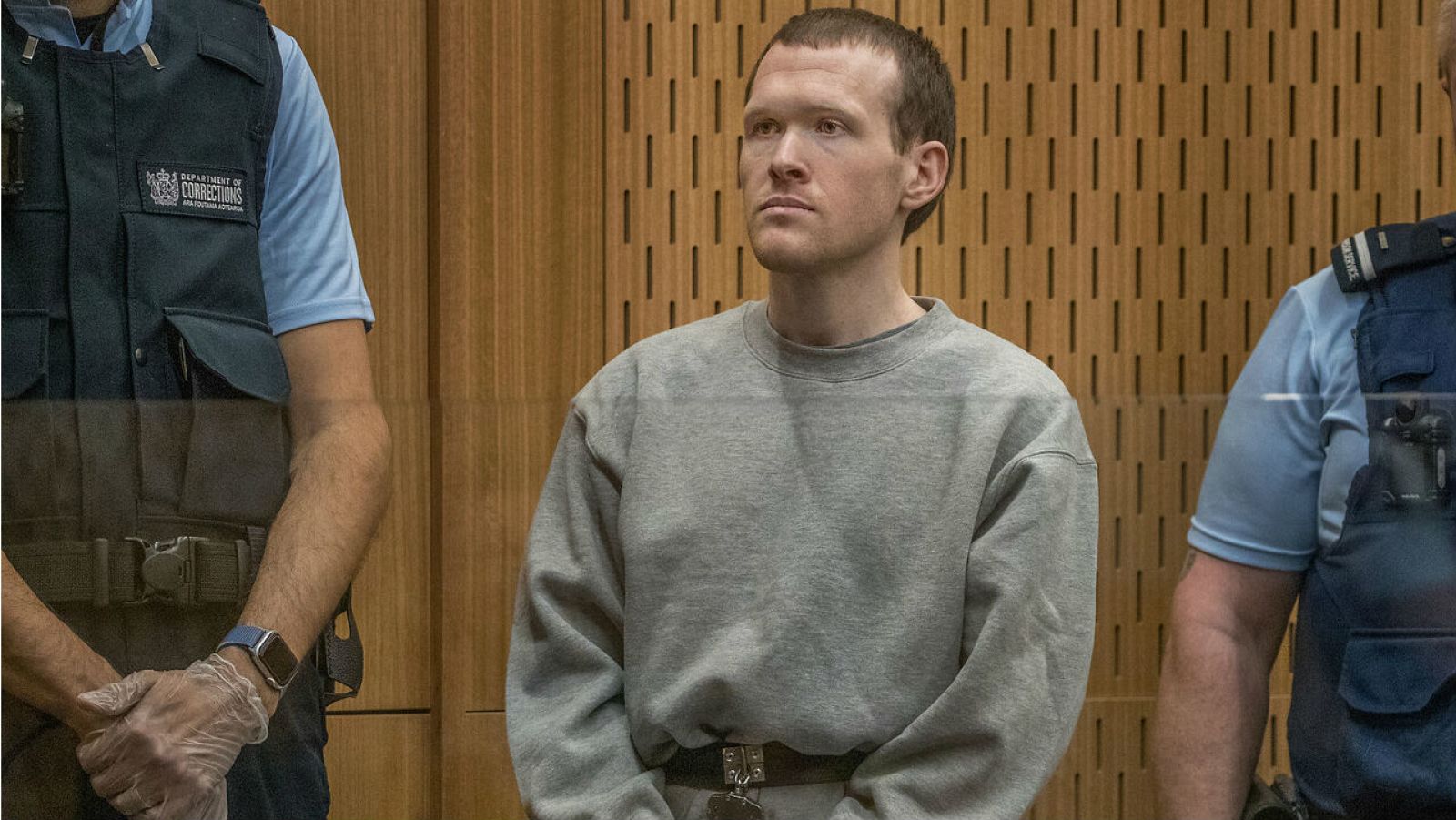 Tarrant, durante el juicio