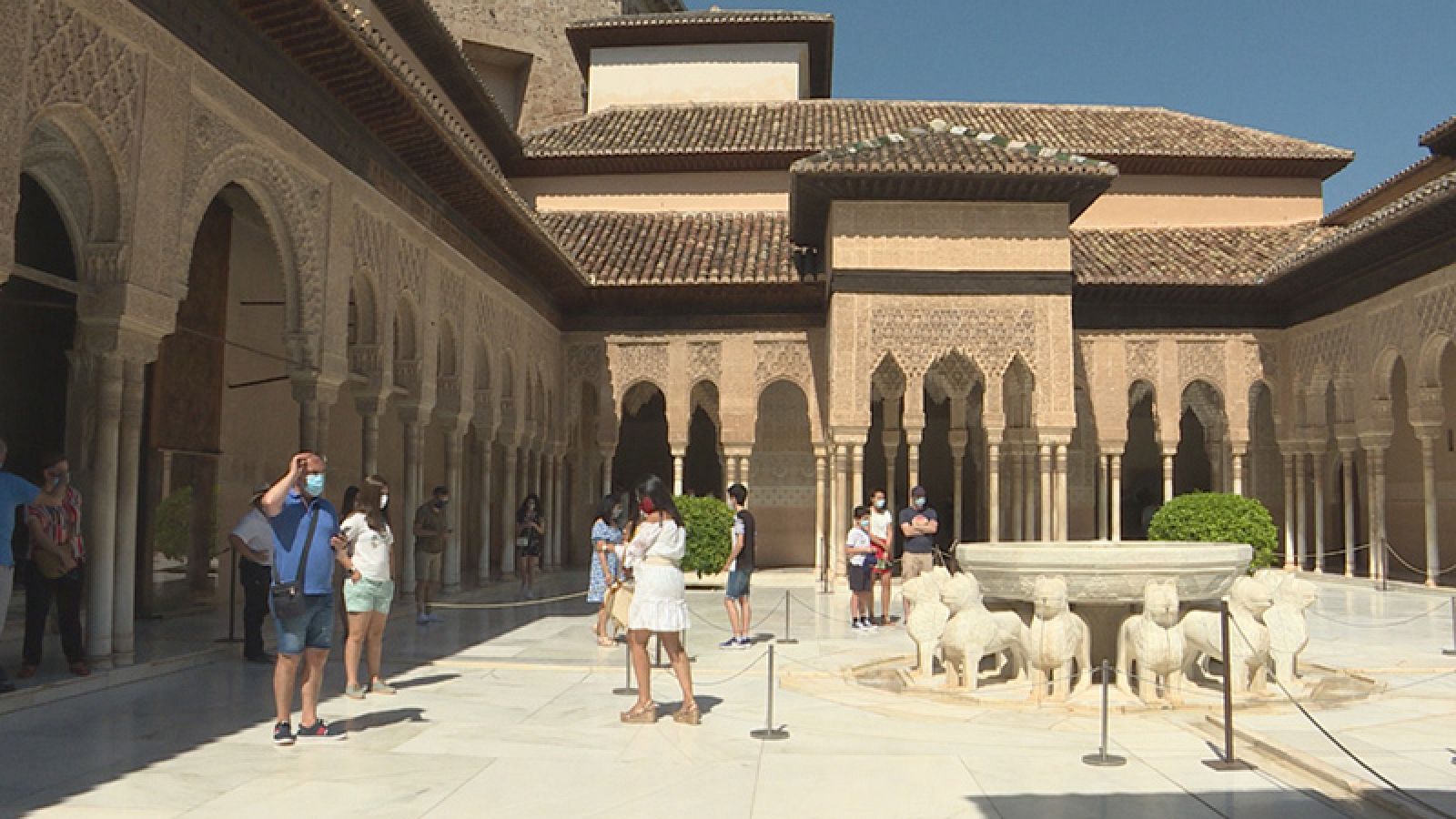 El Patio de los Leones, en la Alhambra