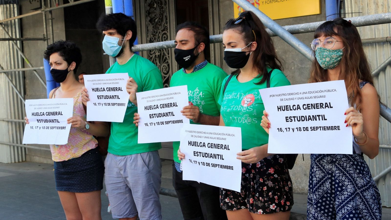  El Sindicato de Estudiantes anuncia una huelga en toda España en protesta por las condiciones de la vuelta al cole