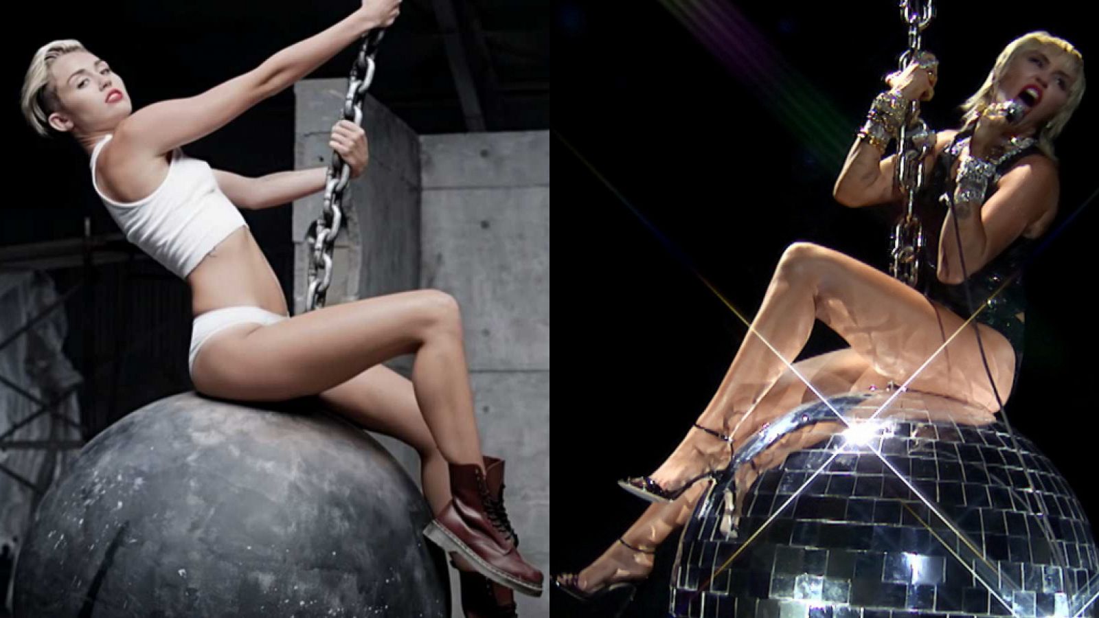 Miley Cyrus revive "Wrecking Ball" durante los MTV VMAs 2020