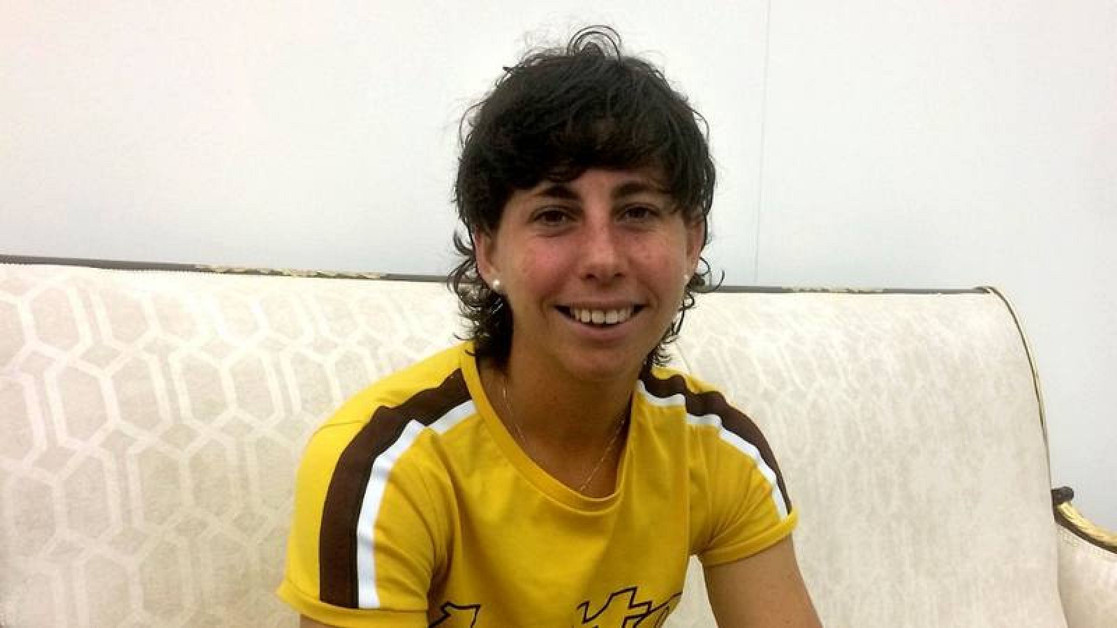 Imagen de archivo de la tenista Carla Suárez.