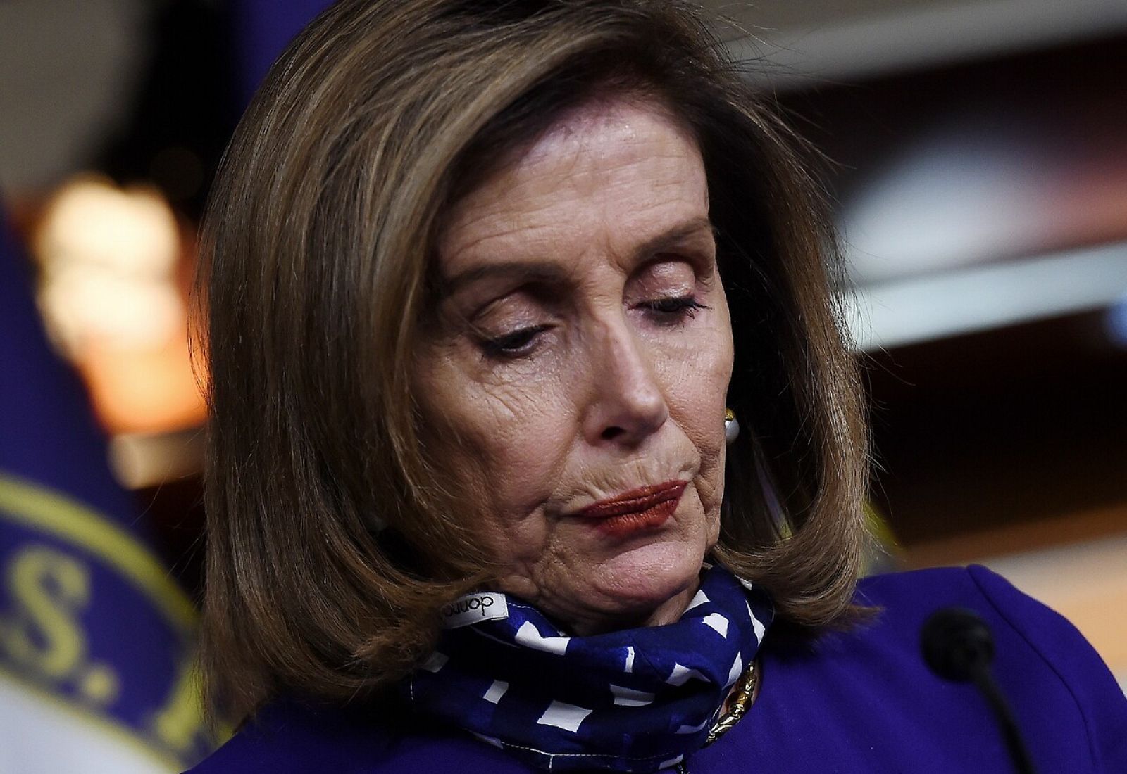 La presidenta de la Cámara de Representantes de los Estados Unidos, Nancy Pelosi. 