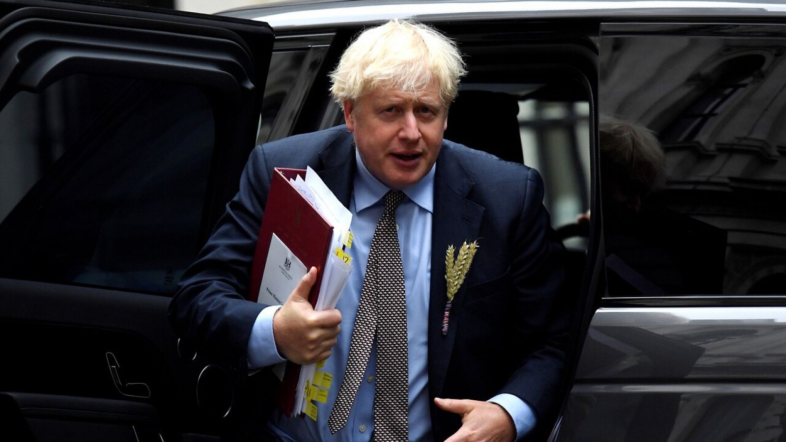 El primer ministro Boris Johnson en Londres