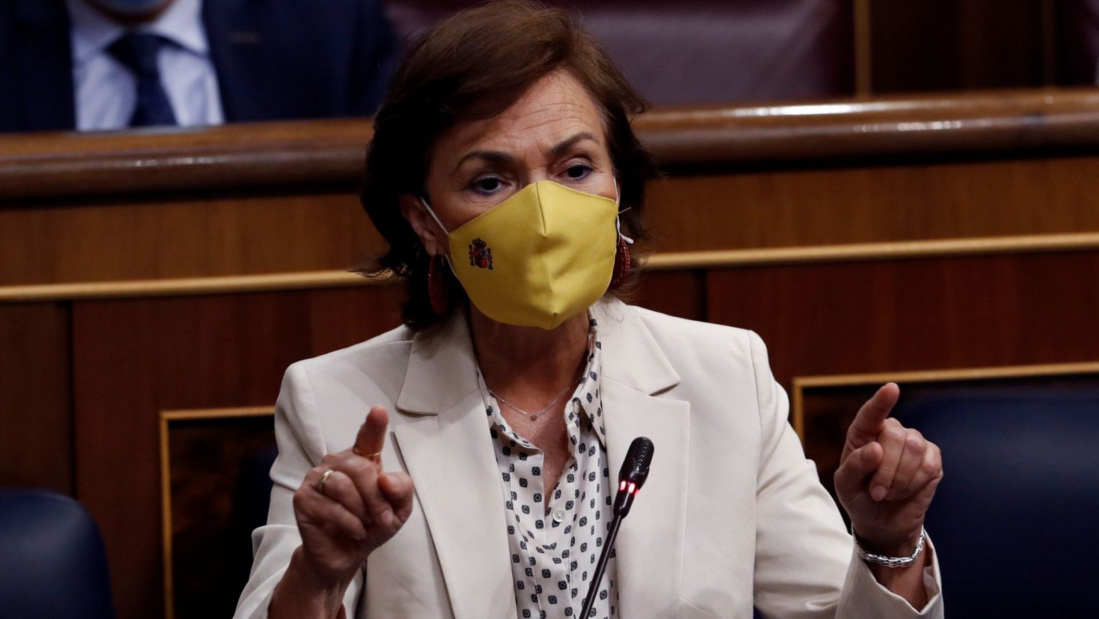 La vicepresidenta primera, Calmen Calvo