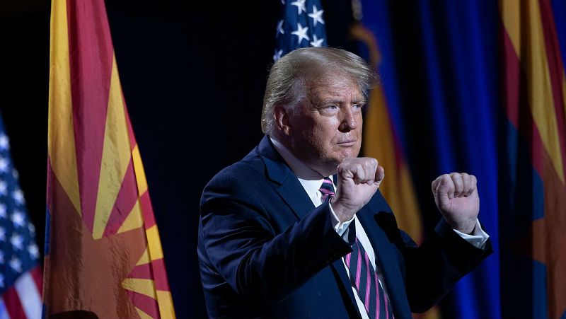 El presidente de los Estados Unidos, Donald Trump. 