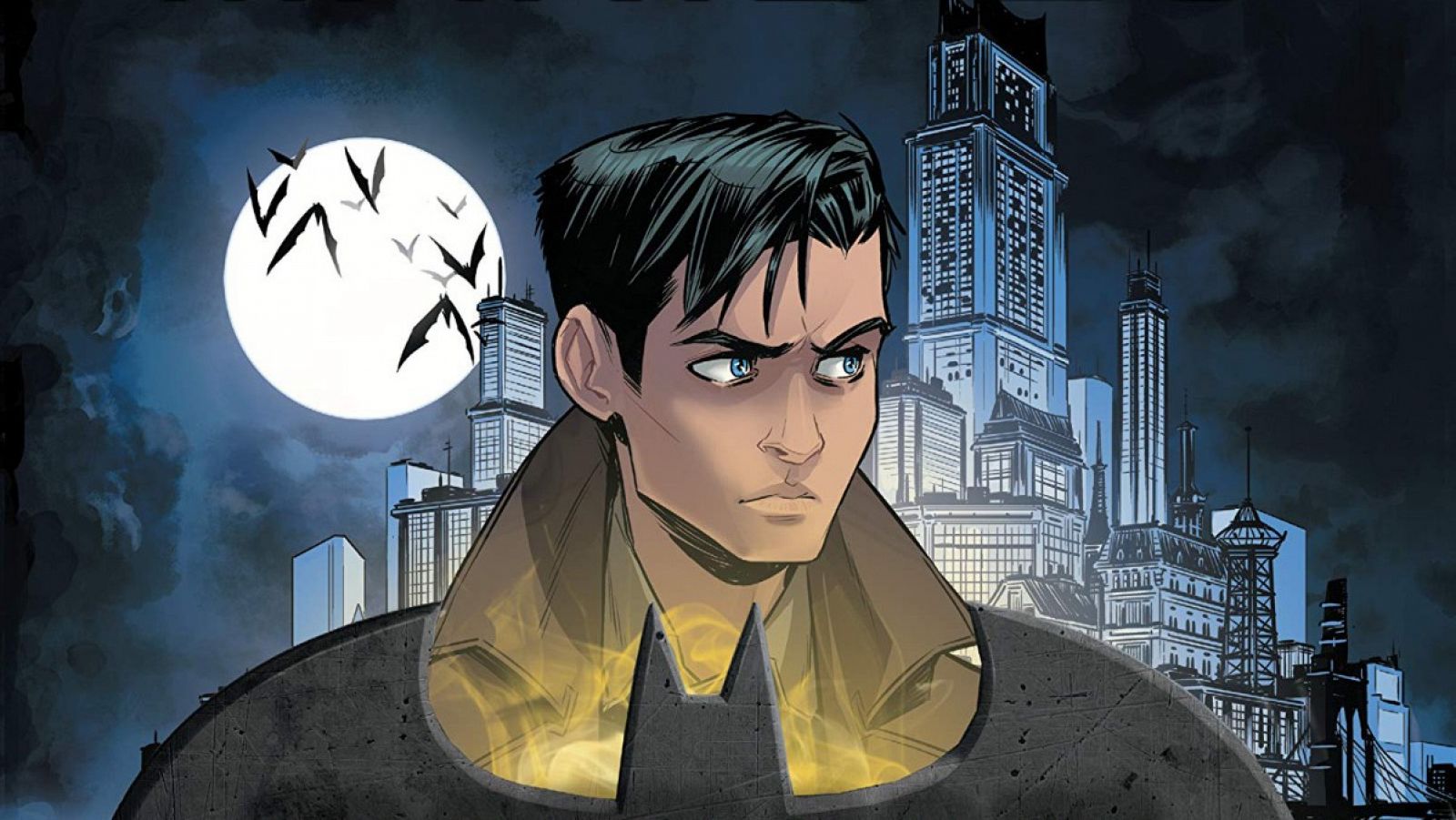 Detalle de la portada de 'Batman Nightwalker'