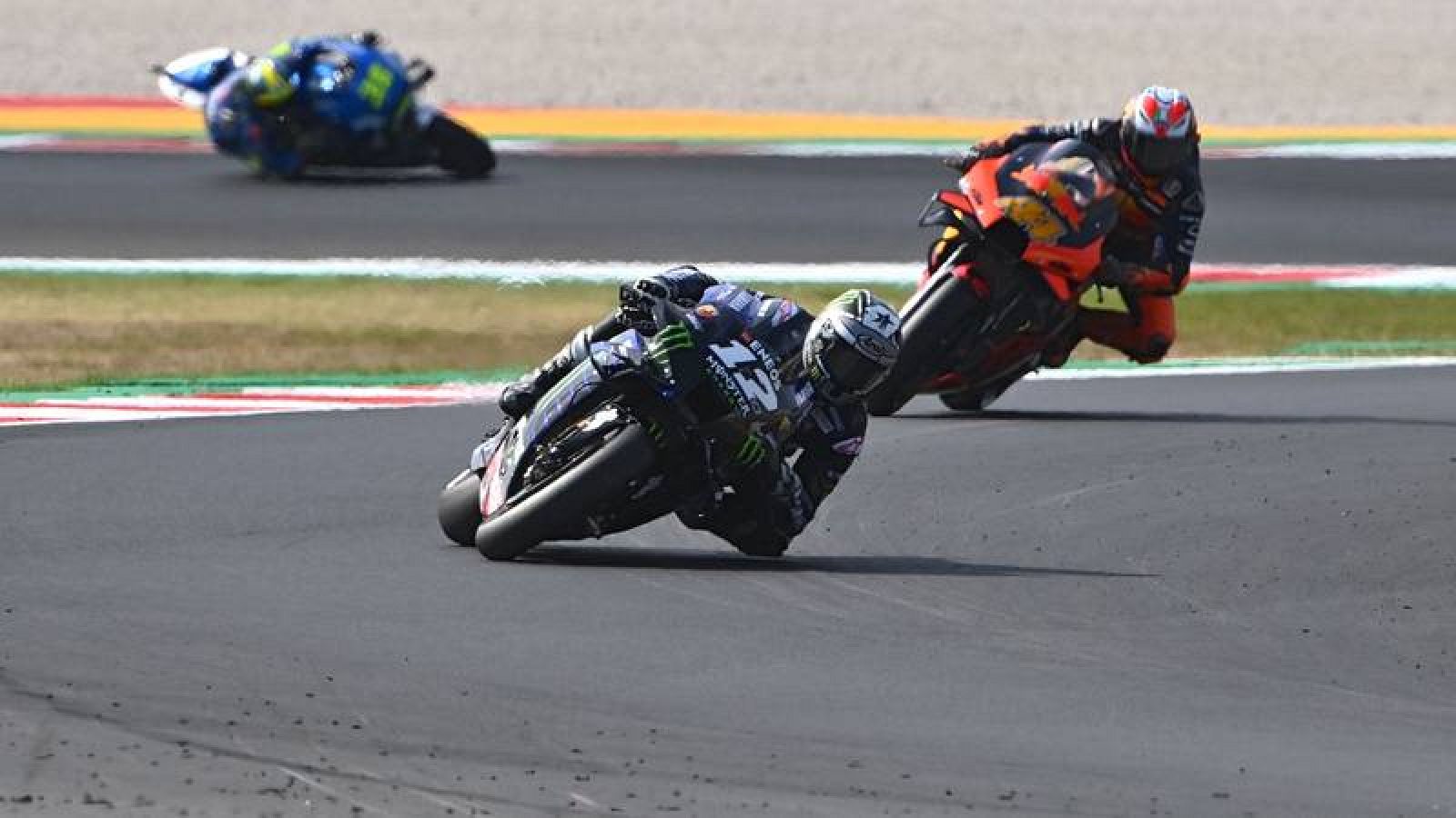 El piloto español Maverick Viñales, durante la sesión de clasificación.