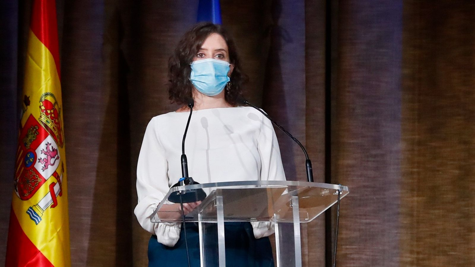 La presidenta de la Comunidad de Madrid, Isabel Díaz Ayuso