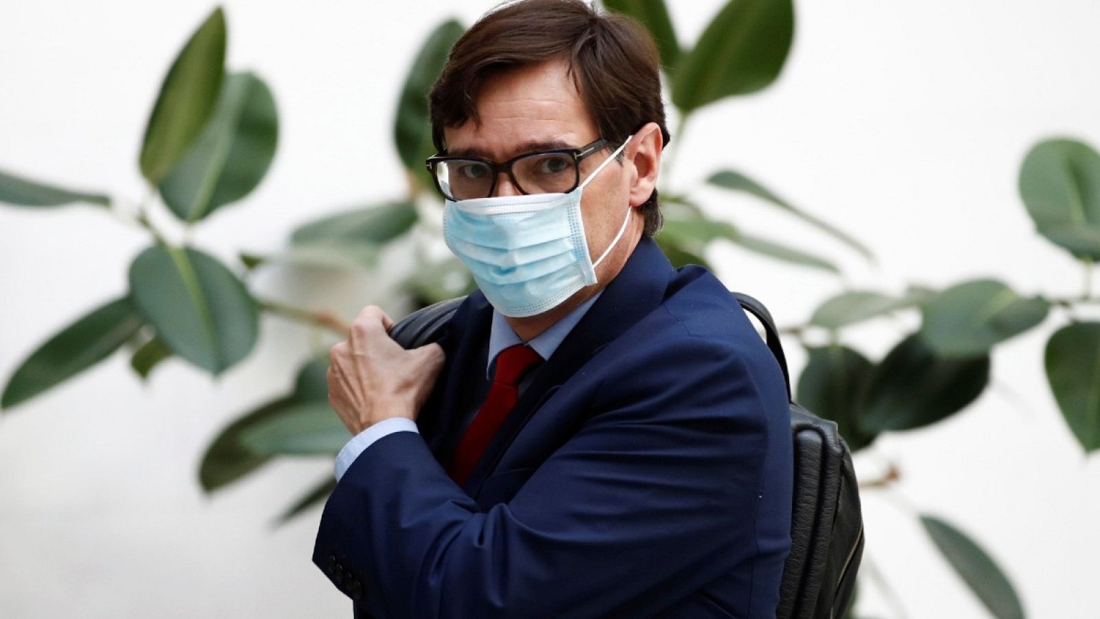 El ministro de Sanidad, Salvador Illa, acudía el pasado martes a la reunión de coordinación con la Comunidad de Madrid. 