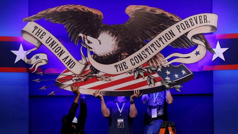 Elecciones EE.UU. 2020: Preparativos del primer debate presidencial entre Donald Trump y Joe Bide, en Cleveland, Ohio