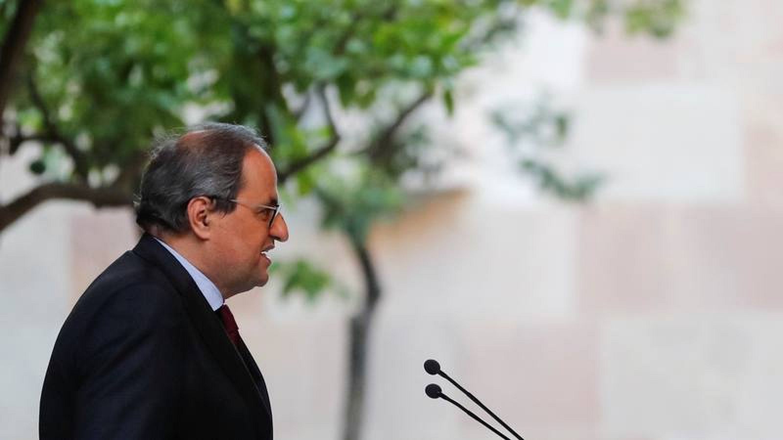  Torra ha pedido al Constitucional que suspenda su inhabilitación