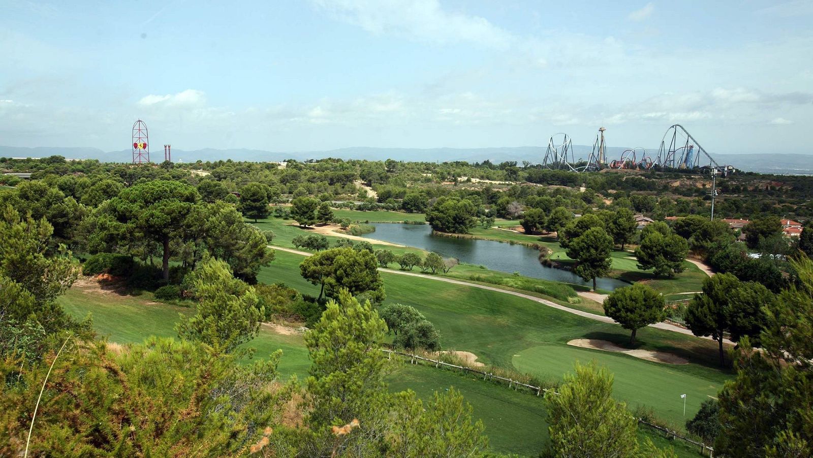 Vista de los terrenos donde se ubicaría el complejo Barcelona World