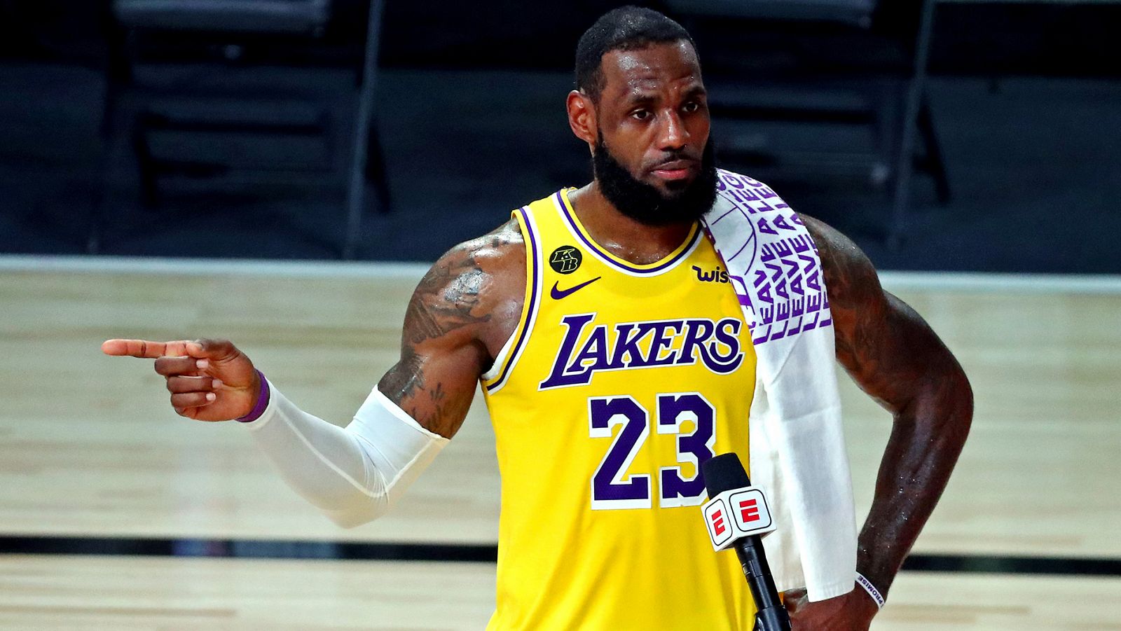 LeBron James, líder de los Lakers campeones de la NBA.