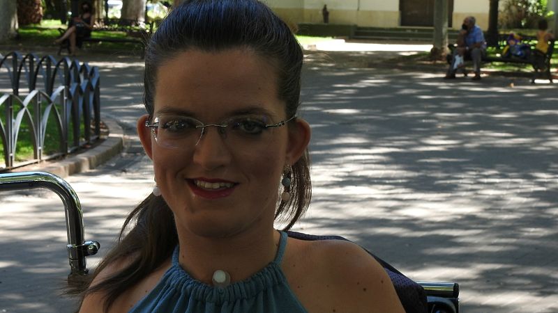 María Jesús sufrió un atropello cuando tenía 2 años y medio