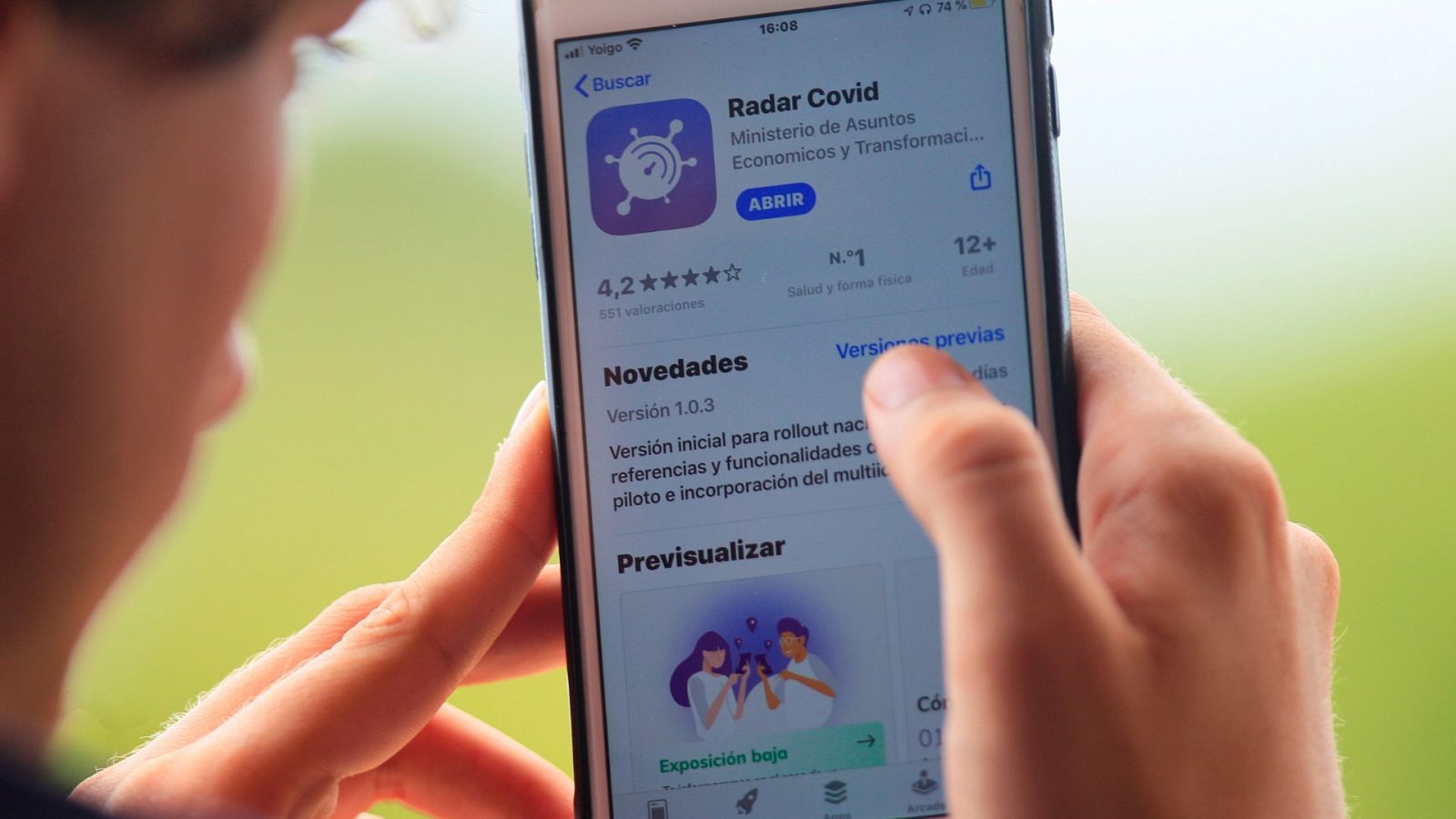 La aplicación móvil de rastreo de contagios 'Radar COVID' ha registrado ya 5 millones de descargas.