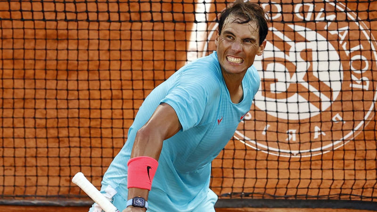 Nadal, tras certificar su pase a la final de Roland Garros.