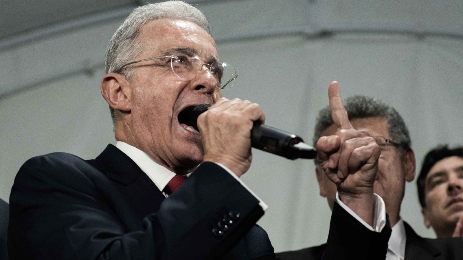 El expresidente colombiano Álvaro Uribe en una imagen del 8 de octubre de 2019.