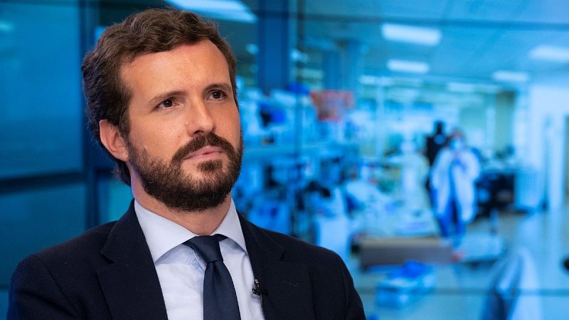 El líder del Partido Popular, Pablo Casado
