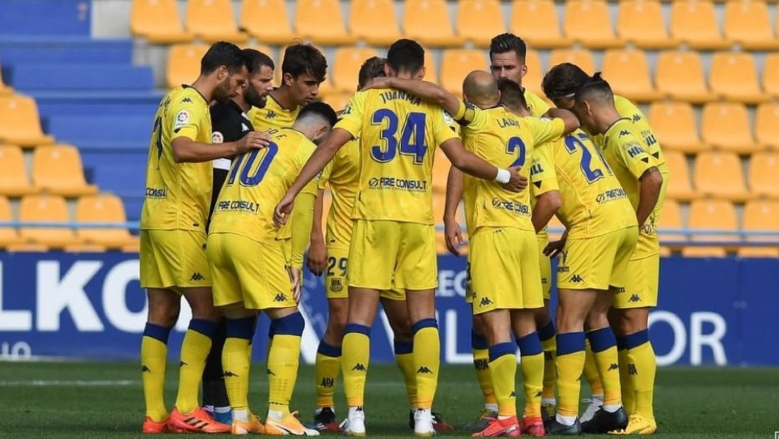 Imagen de archivo de los jugadores del Alcorcón.