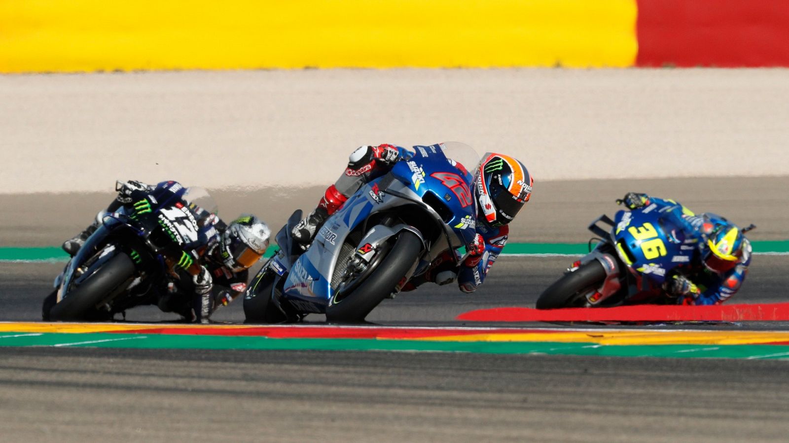 Álex Rins, campeón del GP de Aragón